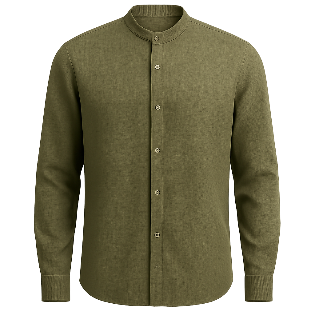 Baumwollhemd Oliv - Arvstein Hemden